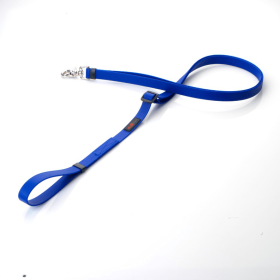Boss Adjustable Leash For Dogs (Color: Blue, size: 5/8" x 4'-6')