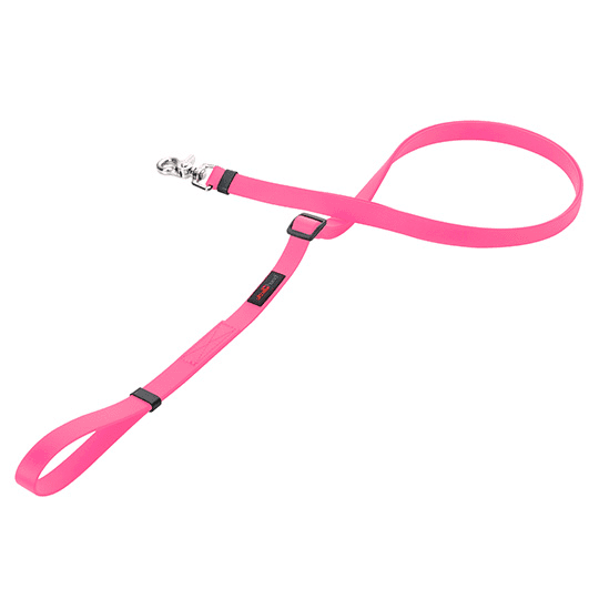 Boss Adjustable Leash For Dogs (Color: Pink, size: 5/8" x 4'-6')