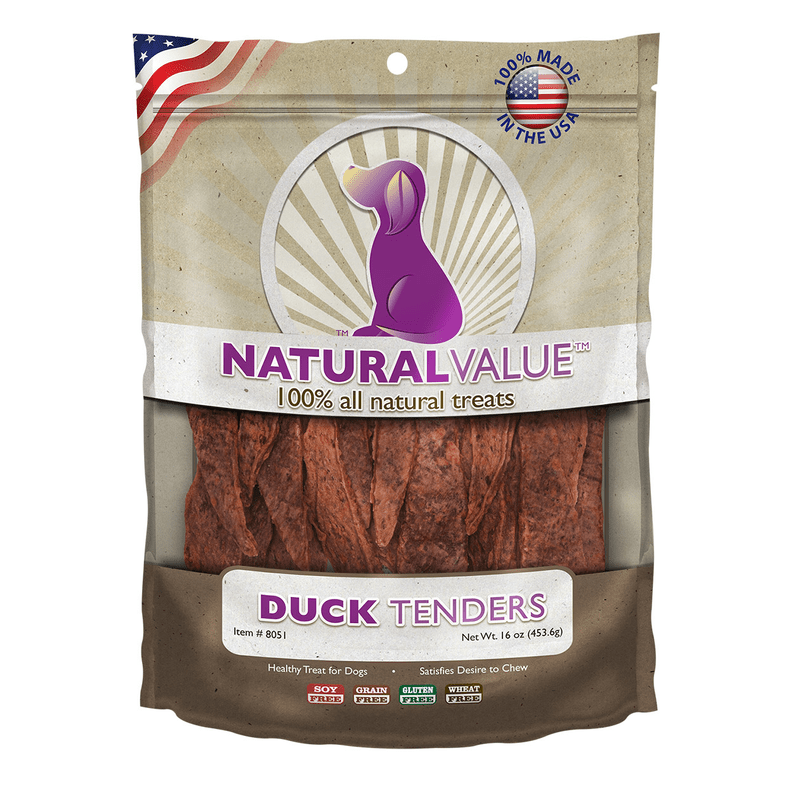 Natural Value - Soft Chew  Tenders - 14 oz (flavor: duck)