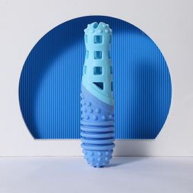 Dog Treat Leakage Outdoor Toy (Option: Blue Stick)