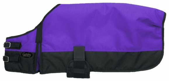 Gatsby 600D Ripstop Waterproof Dog Blanket (Color: Purple / Black, size: large)
