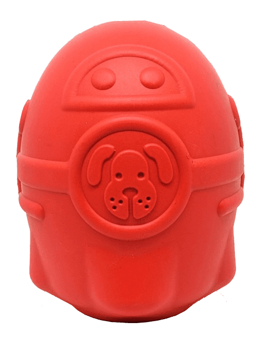 SN Durable Rubber Treat Dispenser & Chew Toy (Type: Rocketman)
