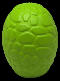 MKB  Durable Rubber Chew Toy & Treat Dispenser (Type: Dinosaur Egg)