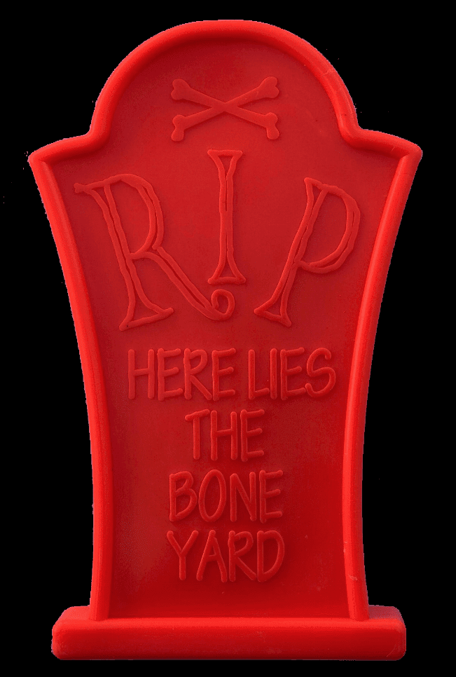 MKB Ultra Durable Nylon Dog Chew Toy for Aggressive Chewers (Type: Headstone)