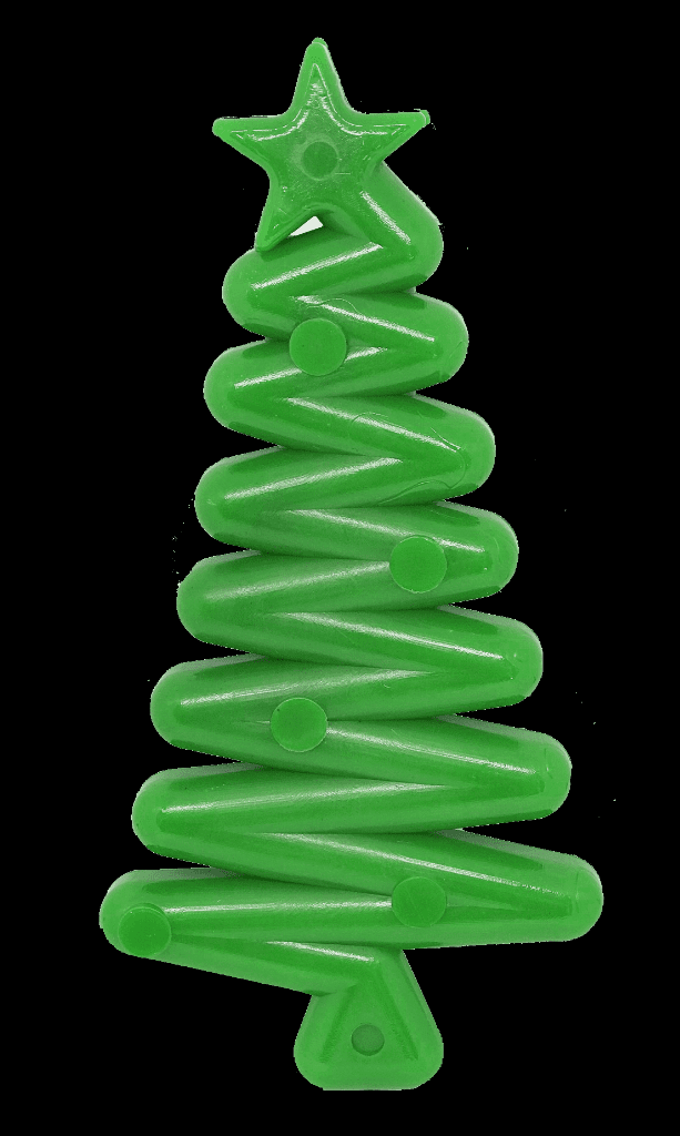 MKB Ultra Durable Nylon Dog Chew Toy for Aggressive Chewers (Type: Christmas Tree)