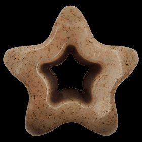 Durable Nylon Chew Toy and Enrichment Toy for Aggressive Chewers (Type: star)