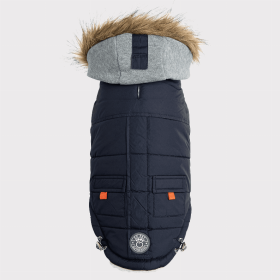GF Pet  Winter Sailor Parka (Color: Navy, size: XS)