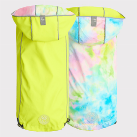 GF Pet Reversible Raincoat (Color: Neon Yellow, size: XS)