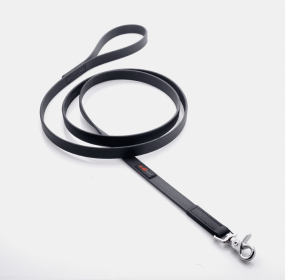 Boss Regular Leash For Dogs (Color: Black, size: 3/4"x4')