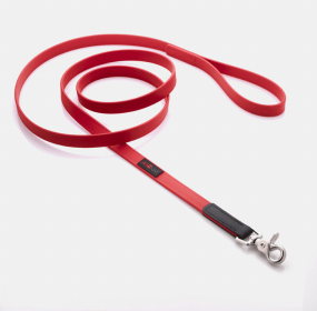Boss Regular Leash For Dogs (Color: Red, size: 3/4"x4')
