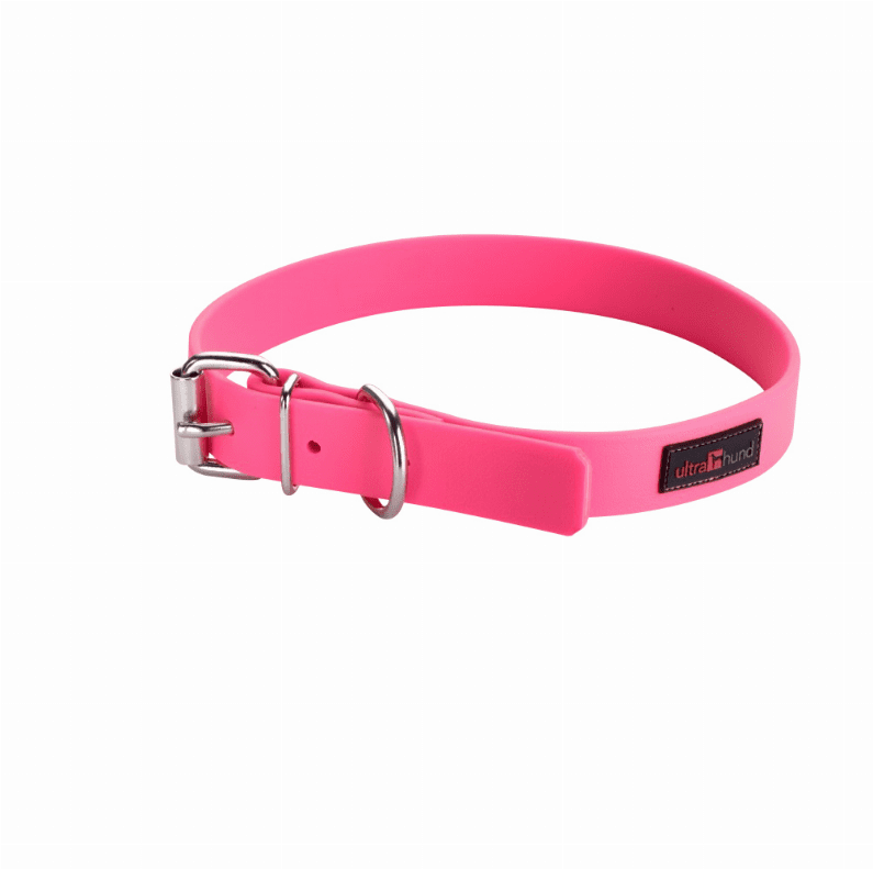 Ultrahund Regular Collar (Color: Pink, size: 10"x3/4")