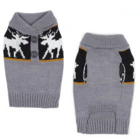 CC Shawl Collar Sweater (Color: gray, size: XL)