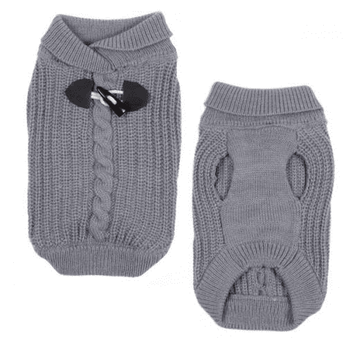 ES Shawl Collar Sweater (Color: gray, size: large)