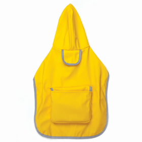Zack & Zoey Reversible Pocket Raincoat (Color: Yellow, size: small)