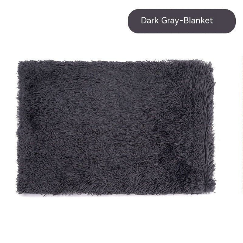 Dog Winter Thermal Blanket (Option: Dark Gray Blanket-S)