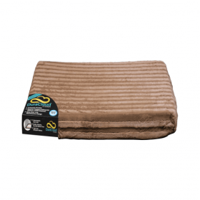 Dura Cloud Orthopedic Dog Bed and Crate Pad (Color: Mocha, size: X-Large)