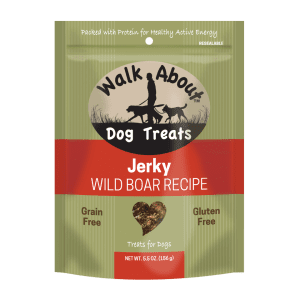 Walk About Dog Jerky (Color: Wild Boar)