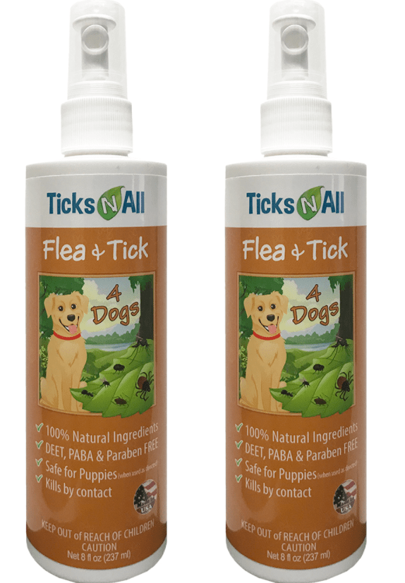 All Natural Flea & Tick 4 Dogs 8oz (count: 2pk)