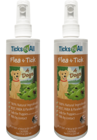 All Natural Flea & Tick 4 Dogs 8oz (count: 2pk)