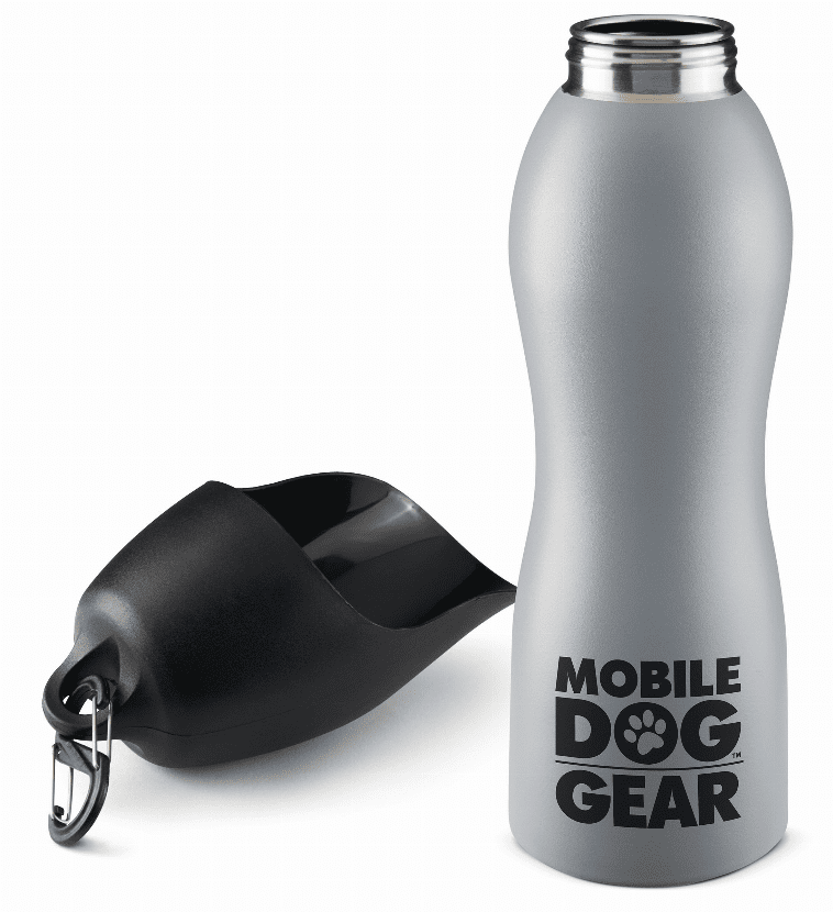 Mobile Dog Gear 25 Oz Water Bottle (Color: gray)