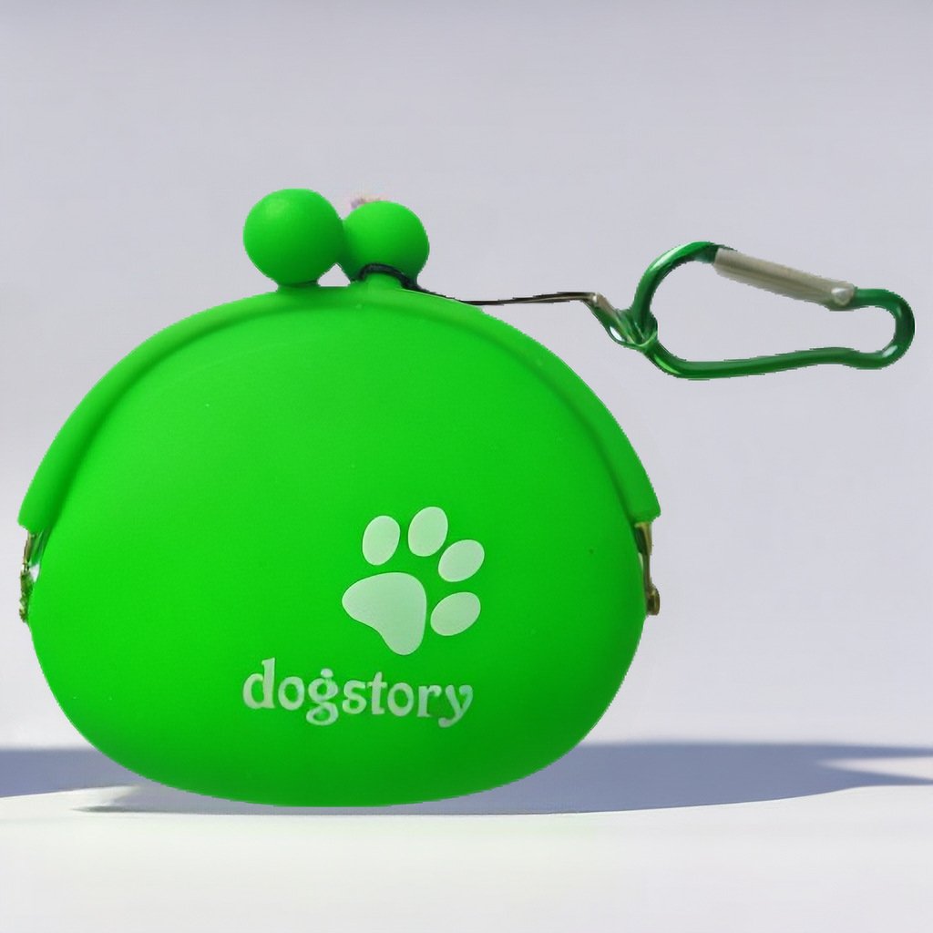 Silicone Dog Snack Bag (Option: 9.5x8.5x4.2CM-Grass Green)