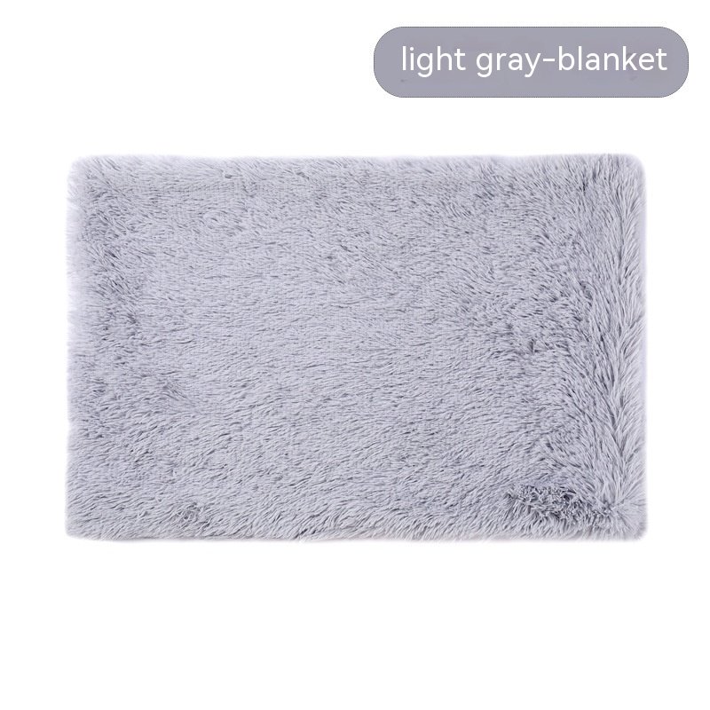 Dog Winter Thermal Blanket (Option: Light Gray Blanket-S)