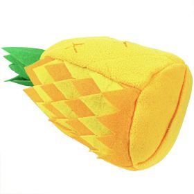 Pineapple Sniffing Pet Toy (Option: Yellow-Average Size)