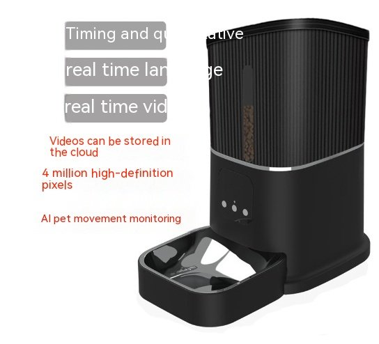 Remote Control Intelligent Feeding Machine (Option: PT08 black-US)