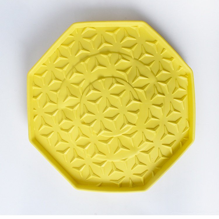 Dog Silica Gel Sucker Lick Mat (Option: Yellow-Suction Cup)