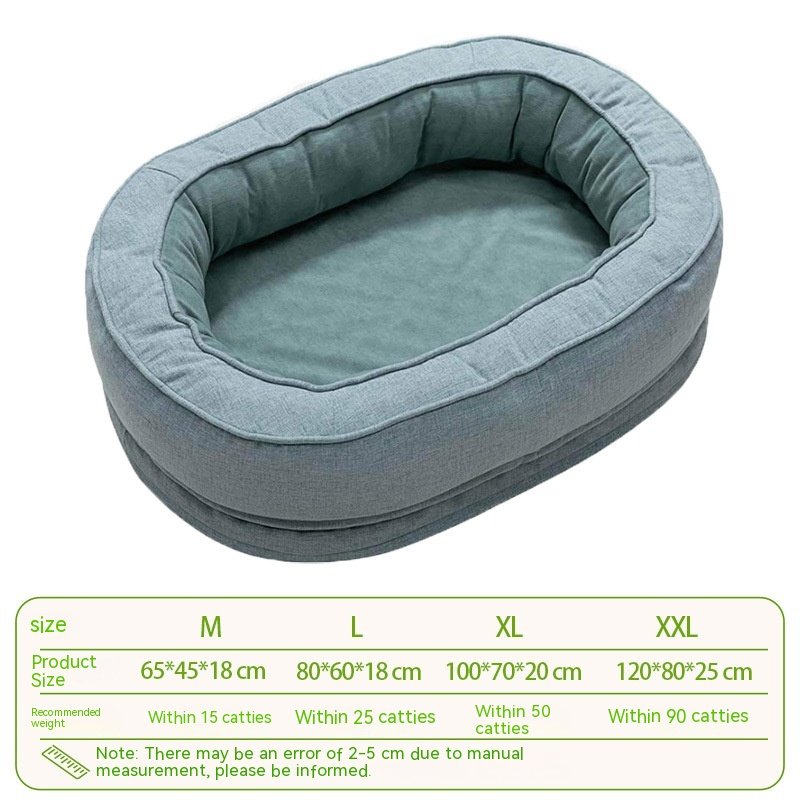 Four Seasons Medium & Large Dog  Kennel (Option: Lake Blue-M)