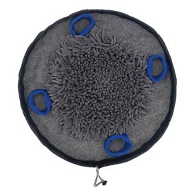 Dog Training Smell Blanket (Option: Gray And Blue-45x45x6cm)