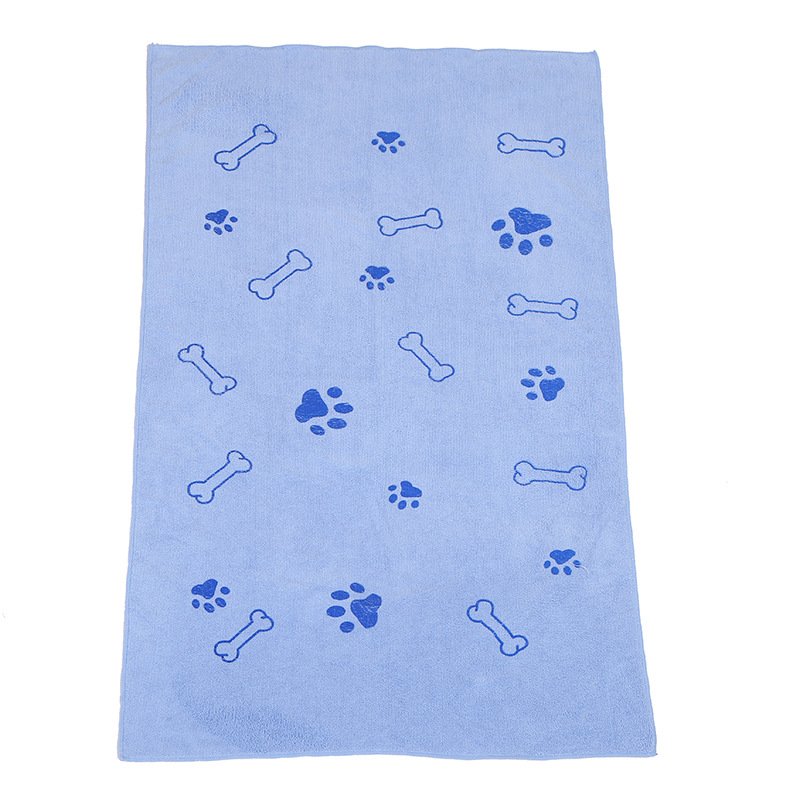 Ultra Absorbent Dog Towel (Option: Blue-60 × 100cm)