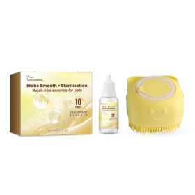 Wash-free Essence For Dogs (Option: 30ml Pet Bath Brush)