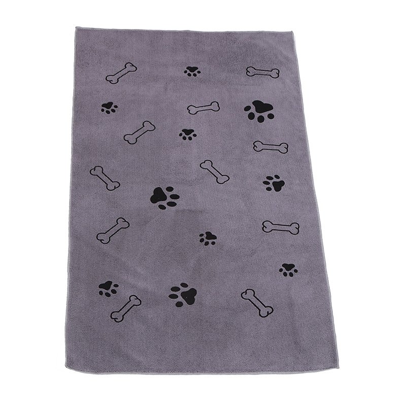 Ultra Absorbent Dog Towel (Option: Gray-60 × 100cm)