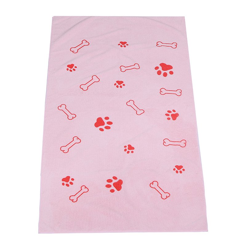 Ultra Absorbent Dog Towel (Option: Pink-60 × 100cm)