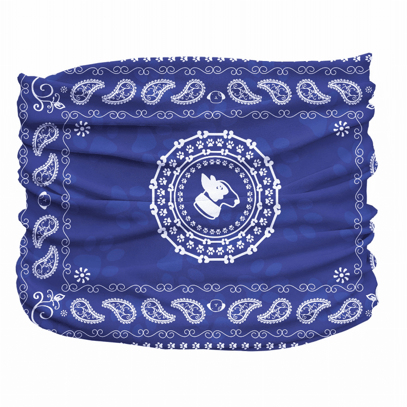 Bandana Pup Scruff (Color: Blue, size: XL)