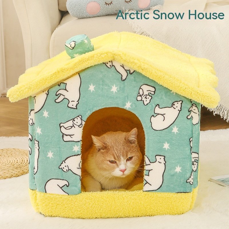 Easy To Assemble Dog Kennel (Option: Arctic Snow House-38x32x32)