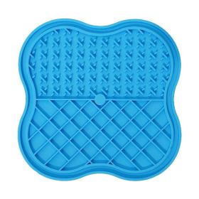 Dog Silicone Snack Catcher (Option: Blue-20x20cm)