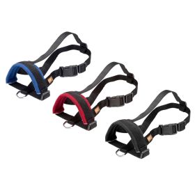 Adjustable Dog Muzzle (Color: Blue, size: M)