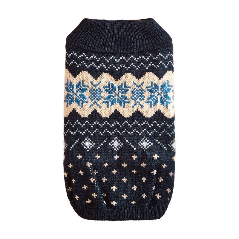Two-Legged Knit Sweater for Dogs (Type: BluesnowL)
