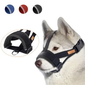 Adjustable Dog Muzzle (Color: Black, size: M)