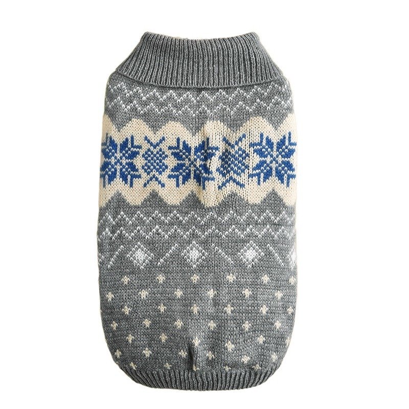 Two-Legged Knit Sweater for Dogs (Type: GraysnowL)