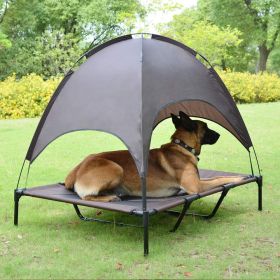 Elevated Dog Bed Tent with Canopy (size: small)