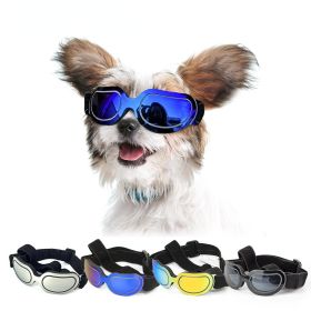 UV Protection Small Dog Goggles (Color: Yellow)