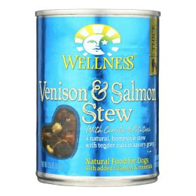 Wellness Pet Products Dog Food Case Of 12 - 12.5 Oz. (flavor: Venison And Salmon With Potatoes And Carrots)