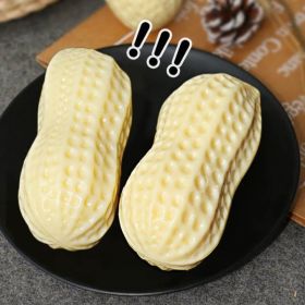 Funny Pet Dog Squeaky Rubber Peanut Clean Tooth Chew Toy (Num: 2pcs)