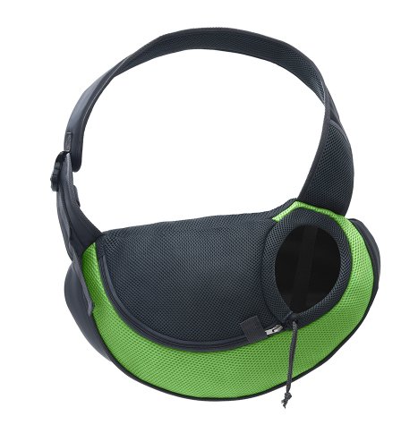 Dog Outing Portable Messenger Bag (Option: Green-L)