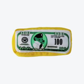 Dog Money Squeaky Toy (Option: Yellow-4x8.5x16.5cm)