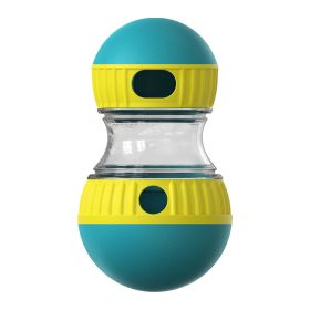 Dog Interactive Food Dropping Ball (Option: Lake Blue Spot)