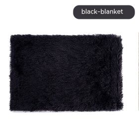 Dog Winter Thermal Blanket (Option: Black Blanket-S)